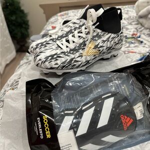 Adidas Black and Gray Climalite Socks